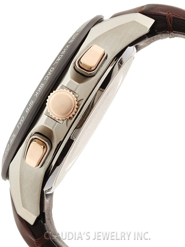 SEIKO ASTRON SOLAR GPS BROWN DIAL TITANIUM SSE025