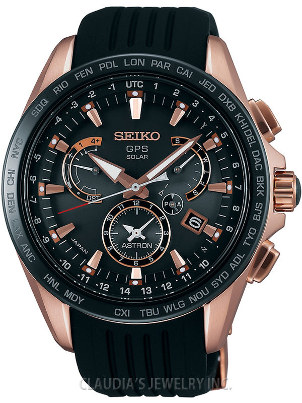 SEIKO ASTRON GPS SOLAR DUAL TIME SSE055