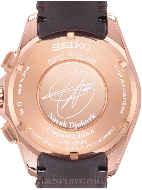 SEIKO ASTRON GPS SOLAR NOVAK DJOKOVIC LIMITED EDITION SSE060 - Image 3
