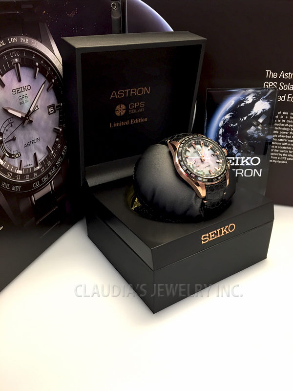 SEIKO ASTRON GPS SOLAR LIMITED EDITION WORLDTIME SSE105 - Image 7