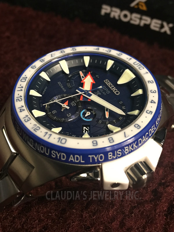 SEIKO PROSPEX MARINEMASTER GPS SOLAR LIMITED EDITION SSF001 - Image 7