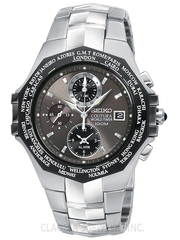 SEIKO COUTURA ALARM WORLD TIMER SPL001