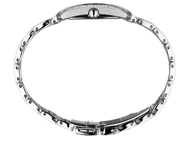 SEIKO LADIES SOLAR DIAMOND BLUE MOTHER-OF-PEARL DIAL SUP401 - Image 4