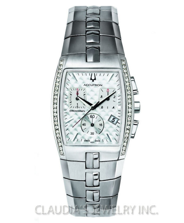 MEN'S ACCUTRON LUCERNE DIAMOND CHRONOGRAPH 26E11