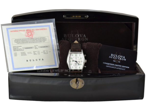 MEN'S BULOVA ACCUTRON CONQUEROR WATCH LIMITED EDITION 63B152 - Image 10