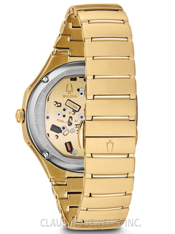BULOVA WOMEN'S DIAMOND CURV GOLD-TONE 97P136 - Image 4