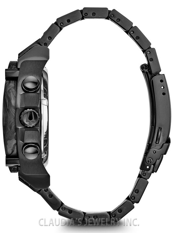 BULOVA MEN'S PRECISIONIST BLACK IP STAINLESS STEEL 98B313 - Image 3