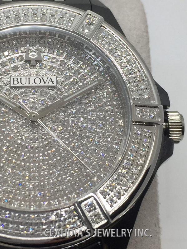BULOVA DIAMOND CERAMIC LIMITED EDITION 25 PC WORLDWIDE 98R269 - Image 9