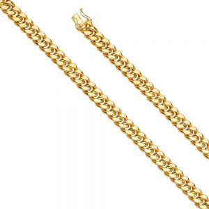 14KY 9.4mm Hol Miami Cuban