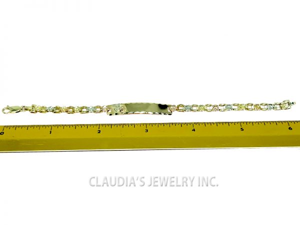 14 KT KIDS GOLD ID BRACELET 0114465 - Image 3