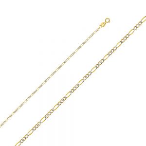 14KY 1.8mm Figaro 3+1 WP Regular Chain