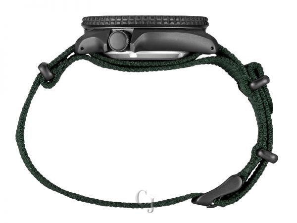 SEIKO 5 SPORTS GREEN NYLON STRAP MEN’S WATCH SRPD91 - Image 3