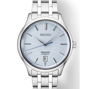 SEIKO PRESAGE AUTOMATIC LIGHT BLUE DIAL SRPF53