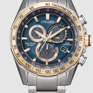 CITIZEN PCAT ATOMIC TIMEKEEPING BLUE DIAL MEN’S WATCH CB5916-59L