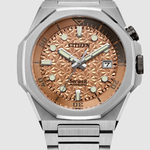 CITIZEN LIMITED EDITION AUTOMATIC SERIES8 890 SALMON DIAL STAINLESS STEEL MEN’S WATCH NB6066-51W