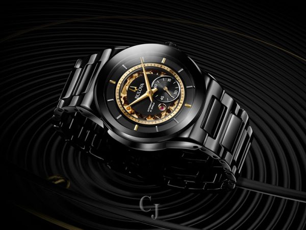BULOVA MODERN MILLENNIA BLACK DIAL MEN’S WATCH 98A291 - Image 4