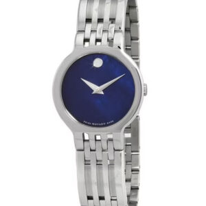 MOVADO MUSEUM BLUE DIAL WOMEN’S WATCH 0607497
