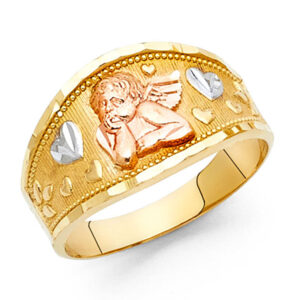 14K 3C Fancy Ring