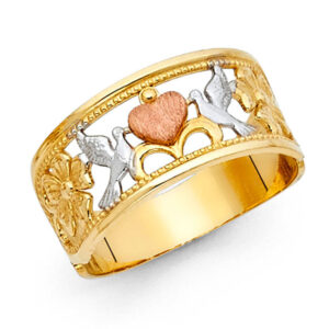 14K 3C Fancy Ring