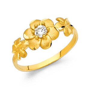 14KY CZ Fancy Ring