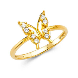 14KY CZ Fancy Ring