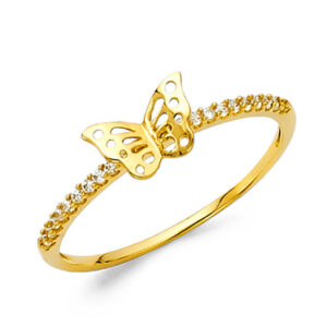 14KY CZ Fancy Ring