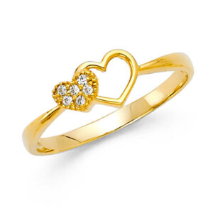 14KY CZ Fancy Ring