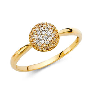 14KY CZ Fancy Ring