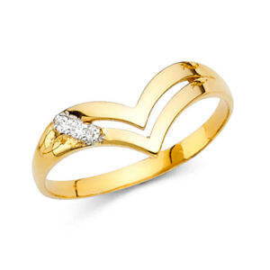 14KY CZ Fancy Ring