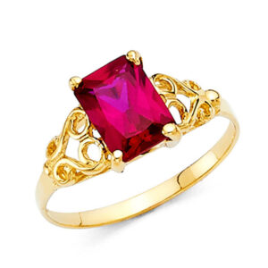 14KY CZ Fancy Ring
