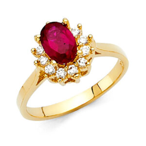14KY CZ Fancy Ring