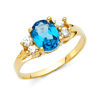 14KY CZ Fancy Ring