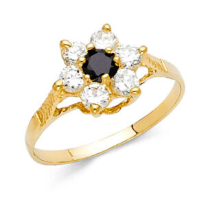 14KY CZ Fancy Ring