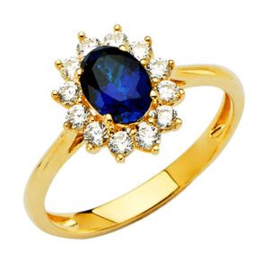 14KY Fancy CZ Ring