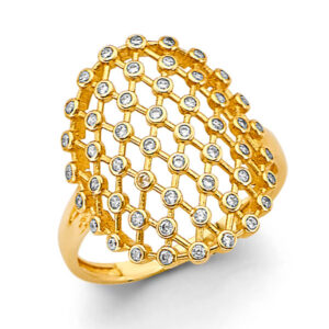 14KY Fancy CZ Ring