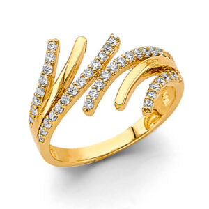 14KY CZ Fancy Ring